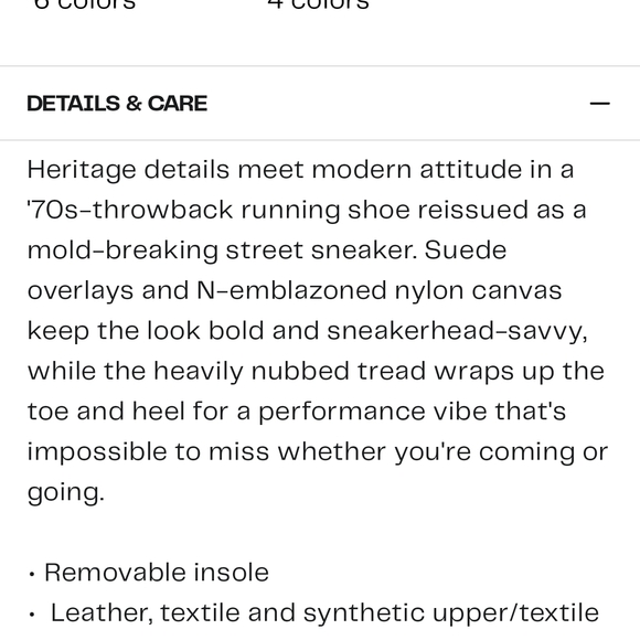 New Balance Men's White and Black Sneakers - Picture 6 of 6